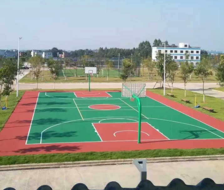 篮球场施工